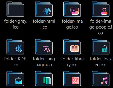 Shiny Dark Iconpack Tsp Skinpack