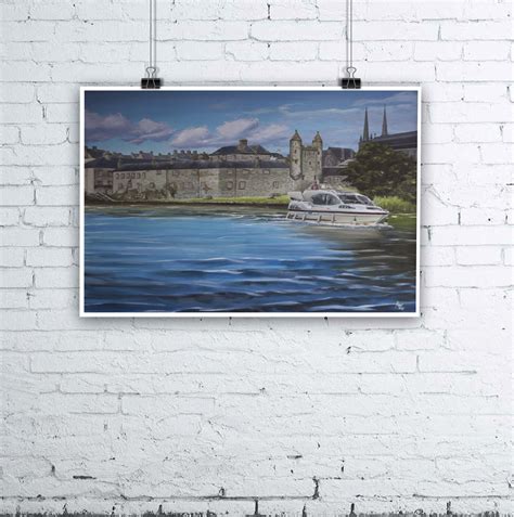 Enniskillen Painting by Irish Artist Kevin McHugh Art | Irish Landscapes