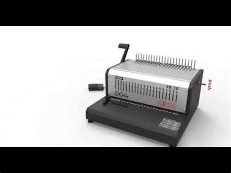 Rayson Comb Binding machine EB 30 - YouTube