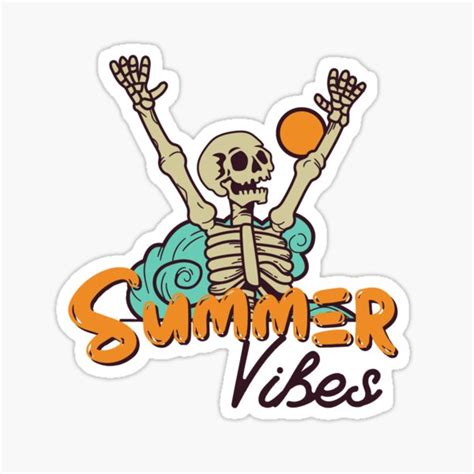 Summer Vibes Sticker For Sale By Arsevski Redbubble