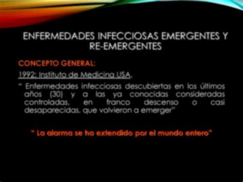 SOLUTION Enfermedades Infecciosas Emergentes Reemergentes Studypool