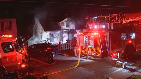 Crews Battle House Fire In Riverside Youtube