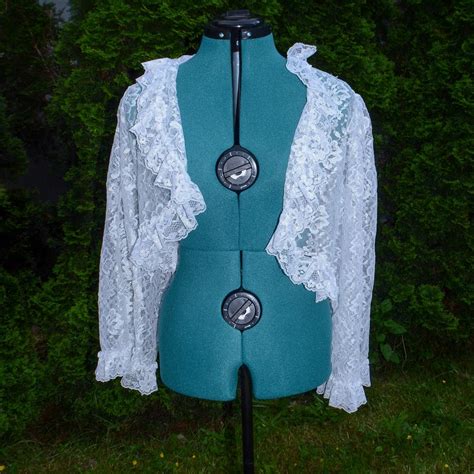 Sexy Three Piece Vintage White Lace Lingerie Set Depop
