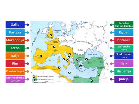 Rimsko Carstvo Labelled Diagram