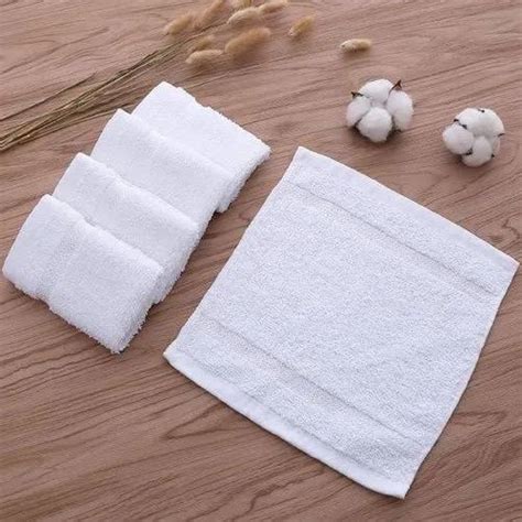 Cotton White Hotel Face Towel At Rs 50 Piece In Karur Id 25480428255