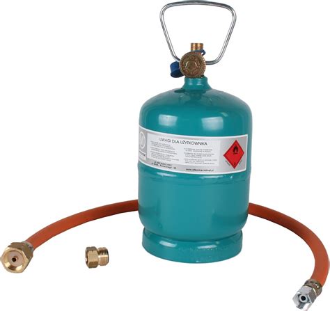 Gasflasche Propan Butan Gas 1 kg Adapter Umfüllschlauch Aktionsset