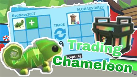 Trading To See What People Trade For A Chameleon In Adopt Me Adopt Me