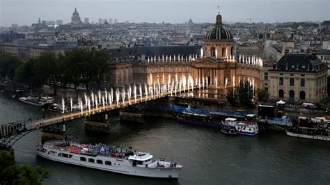 Paris Olympics River Seine Parade Of Nations Incredible Boats