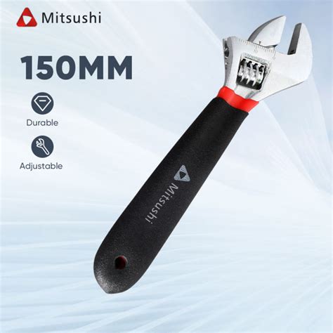 Mitsushi Kdl Mm Industrial Adjustable Wrench With Plastic