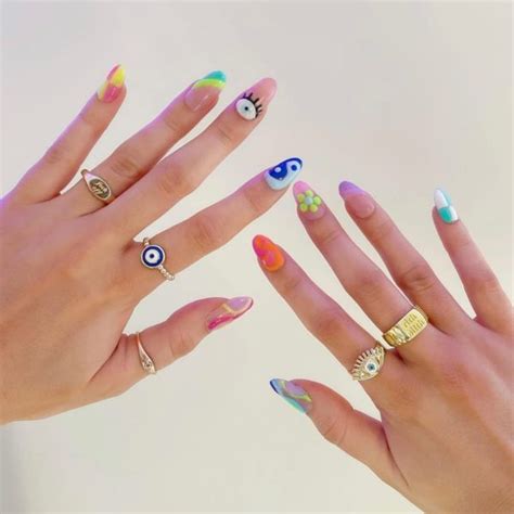 Uñas Pic And Mix La Tendencia Que No Sabías Que Necesitabas Es La Moda