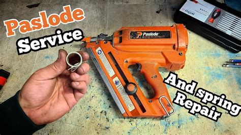 Repairing A Old Paslode IM350 90CT Nail Gun Compleat Service And