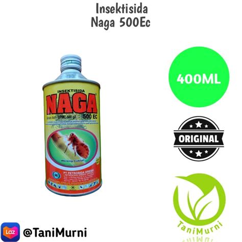 Insektisida Naga Bpmc 500 Ec 400 Ml Pembasmi Wereng Lazada Indonesia