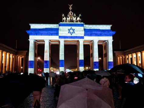 Stunde Der Solidarit T Mit Israel Teilnehmer Bei Demonstration