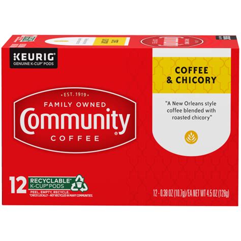 Coffee And Chicory Ground Coffee 12 Oz Community Coffee