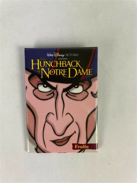 Disney The Hunchback Of Notre Dame Movie Film Button Fast Shipping Must