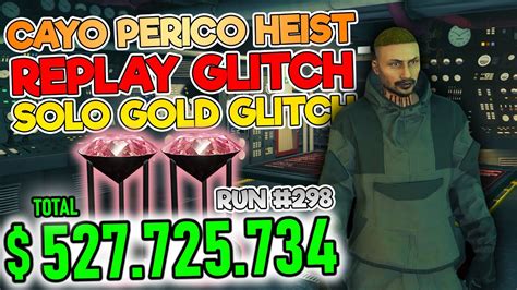 Cayo Perico Replay Glitch And Solo Gold Glitch Cayo Perico Infinite