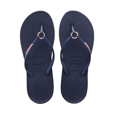 Havaianas Ring Sandal Navy Blue Havaianas Shoes All Navy Rings