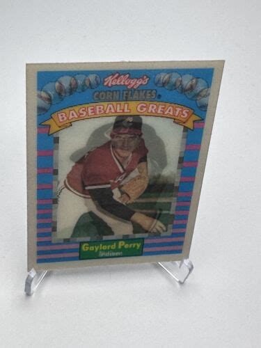 Gaylord Perry Sportflics Kelloggs Corn Flakes Ebay