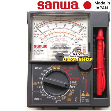 Sanwa Analog Multimeter Yx360trf Original Made In Japan Shopee Malaysia