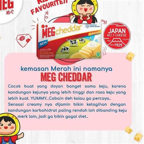 Jual Import Terbaik Meg Cheese Keju Cheddar Merah G Halal Chedar