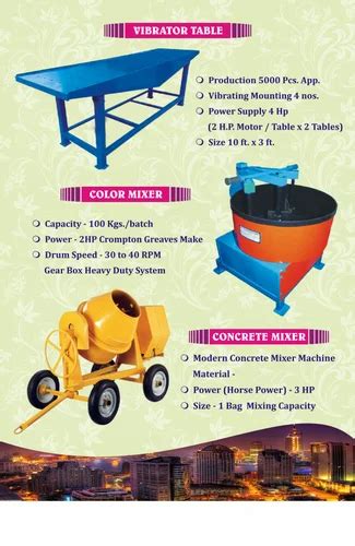 Vaybreting Tabele Paver Block Vibrating Table For Construction Power