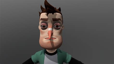 Hello Neighbor Protagonist Download Free 3d Model By Youthful