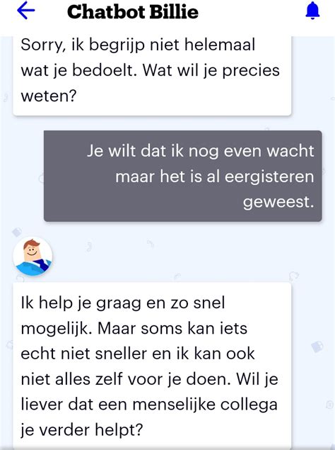 Selma On Twitter Oh Bol Het Moet Niet Gekker Worden Je Chatbot