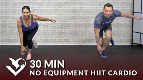 30 Minute No Equipment Hiit Cardio Workout 30 Min Tabata Hiit At Home