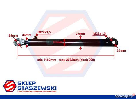 Gruby Si Ownik Hydrauliczny Cj F X Skok Solec Kujawski