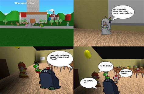 Roblox Comic Mushroom Kingdom High School Part 2 By Fnaffangamer12 On