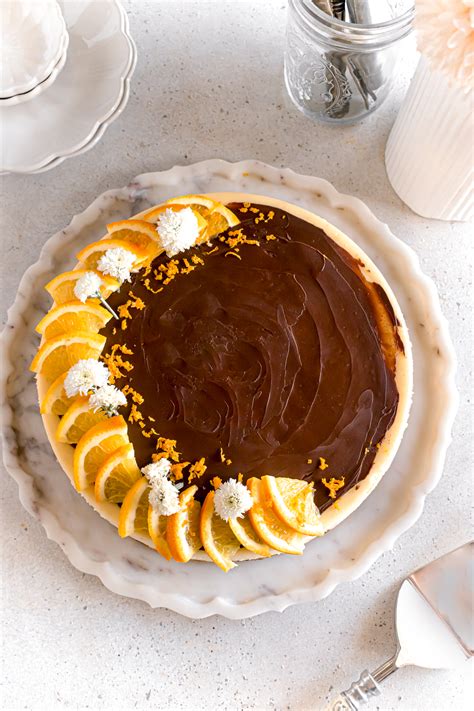 Chocolate Orange Cheesecake - ThatBakeBlog