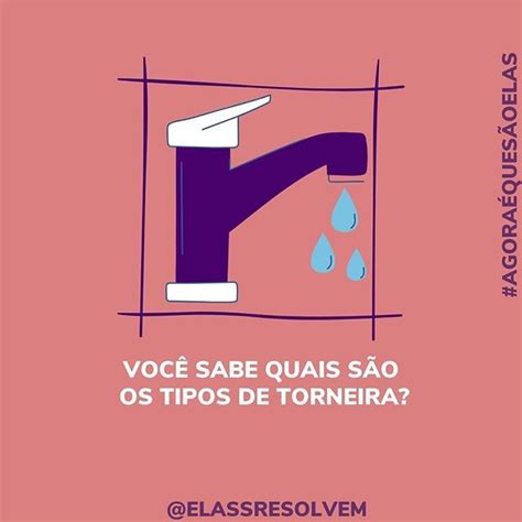 A Pink Poster With The Words Voce Sabe Quais Sao Os Tipos De Tornera