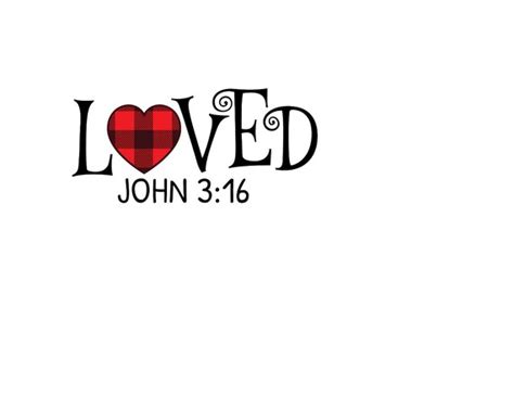 Printable Word Art Loved John 316 Word Art Stickers Etsy