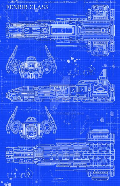 Stargate Fenrir Class Blueprint Full 2022 By Mallacore On Deviantart In 2022 Stargate