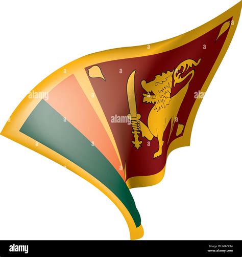 Sri Lanka Flagge Vektor Abbildung Stock Vektorgrafik Alamy