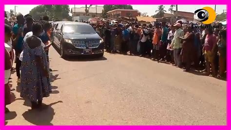 Christian Atsus Body Arrives For Burial At His Hometown Youtube