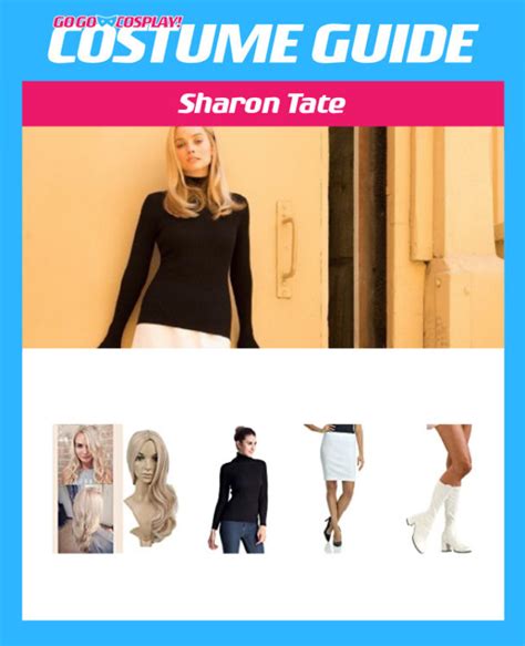 Sharon Tate Costume Guide Diy Margot Robbie Cosplay Ideas