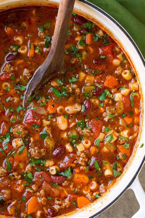 Homemade Pasta E Fagioli Soup A Delightful Italian Classic