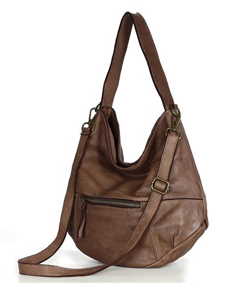 Torebka Sk Rzana Z Kieszonk Hobo Bag Handmade Marco Mazzini