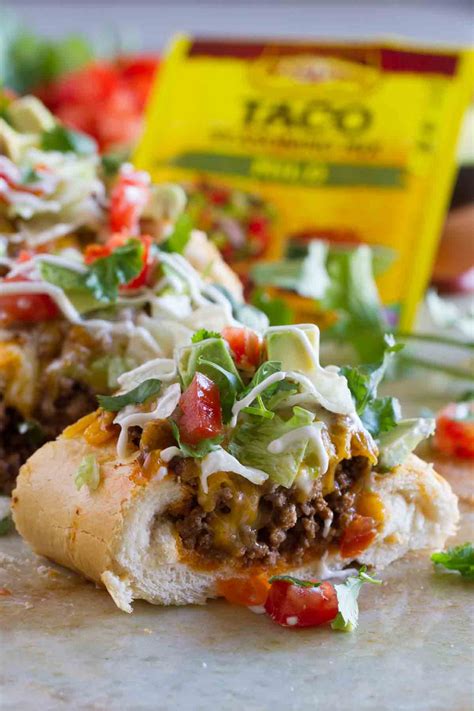 Taco French Bread Pizza Taste And Tell