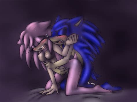 Rule 34 Amy Rose Anthro Bluechika Female Fur Hedgehog Male Mammal