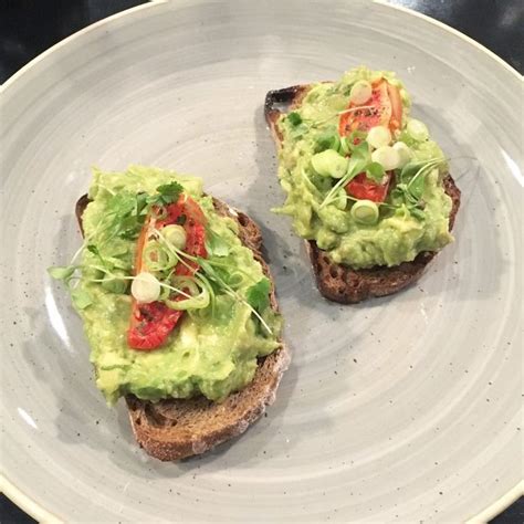 Smashed Avo On Toast Toast Restaurant Food And Drink Food