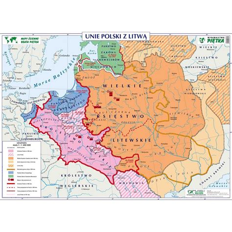 Dwustronna Mapa Cienna Historyczna Polska I Litwa Unie