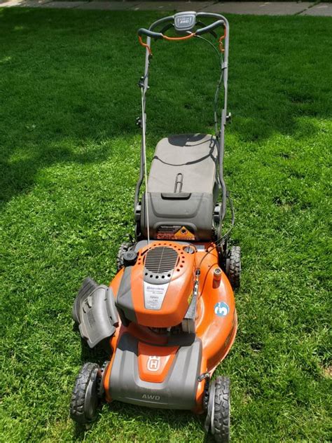 Husqvarna Awd Self Propelled Gas Lawn Mower And Bagger Ronmowers