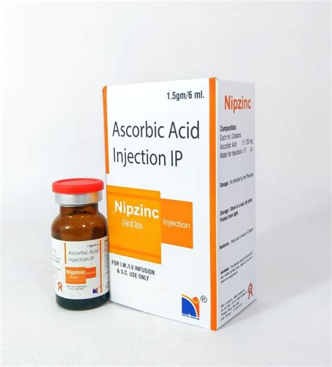 Ascorbic Acid Injection Ip Mg Ml At Rs Piece In Ambala Id