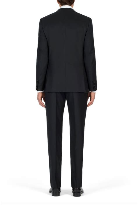 Essential Black Brunico Suit Brioni Gene Hiller Menswear