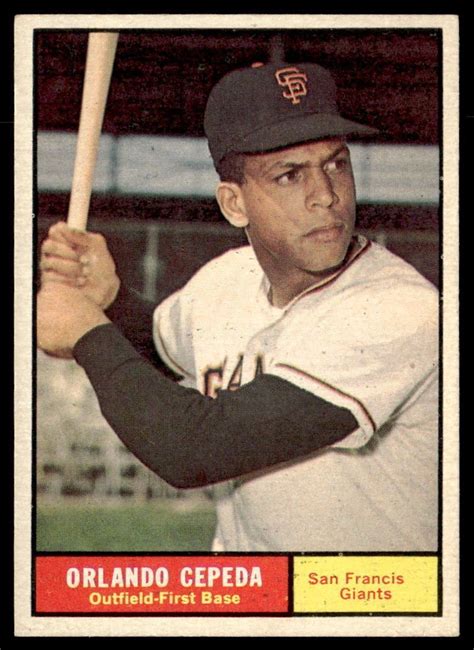 1961 Topps 435 Orlando Cepeda VGEX B107R12 EBay