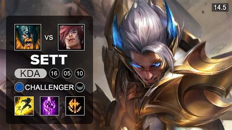 Sett Vs Olaf Top Eune Challenger Patch Season Youtube