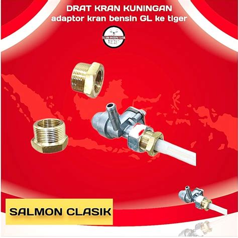 Sambungan Adaptor Derat Keran Bensin Honda Tiger Tirev Ke Derat Drat