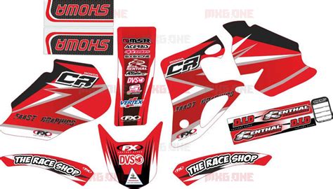 Honda CR 80 CR 85 1996 2002 Decals Set MXG ONE Best Moto Decals